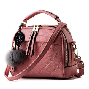 SWDF New Luxury Clutch Women Bag Over The Shoulder Bags Designer Casual Hairball Crossbody Bag Purses And Handbags Messenger Sac