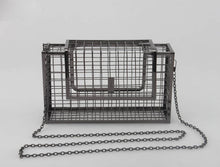 Load image into Gallery viewer, Unique fashion design personality hollow metal cages party clutch evening bag shoulder bag ladies handbag messenger bags purse
