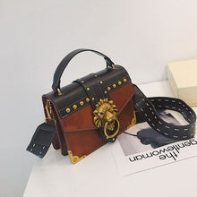 Load image into Gallery viewer, Luxury Famous Brand Shoulder Bags Female Lion Head Lock Handbag Women PU Leather Messenger Crossbody Bags Fashion Party Clutch
