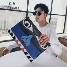 Load image into Gallery viewer, 3D Printing Bags Eye Designer Luxury Brand High Quality Leather Envelope Clutch Cartoons Handbags Men&#39;s Shoulder Bag
